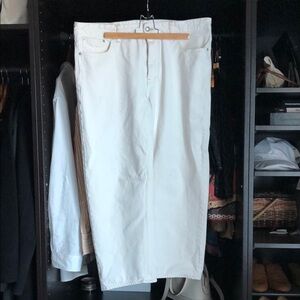 Madewell The Darted Barrel Leg Jean- Vintage Canvas